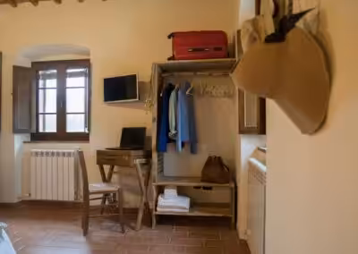 Umbria, la casa di campagna, la camera Coloniale