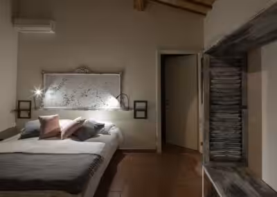 Umbria, la casa di campagna, la camera Trasimeno