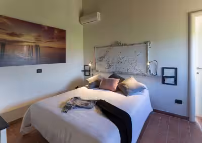 Umbria, la casa di campagna, la camera Trasimeno