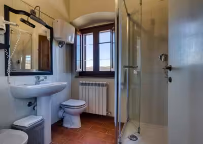 Umbria, la casa di campagna, la camera Trasimeno