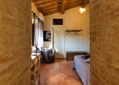 Umbria, la casa di campagna, la camera Trasimeno